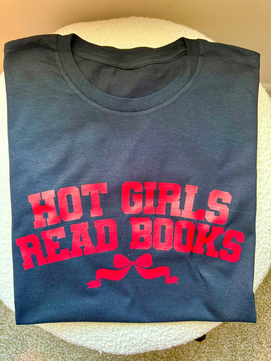 Hot Girls Read Books T-shirt