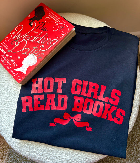 Hot Girls Read Books T-shirt
